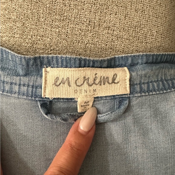 Blue Ruffled Open Front Poncho Jacket - Picture 2 of 6